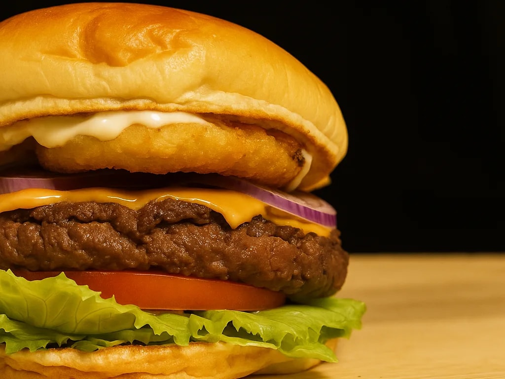 Odin's Onion Salad Burger