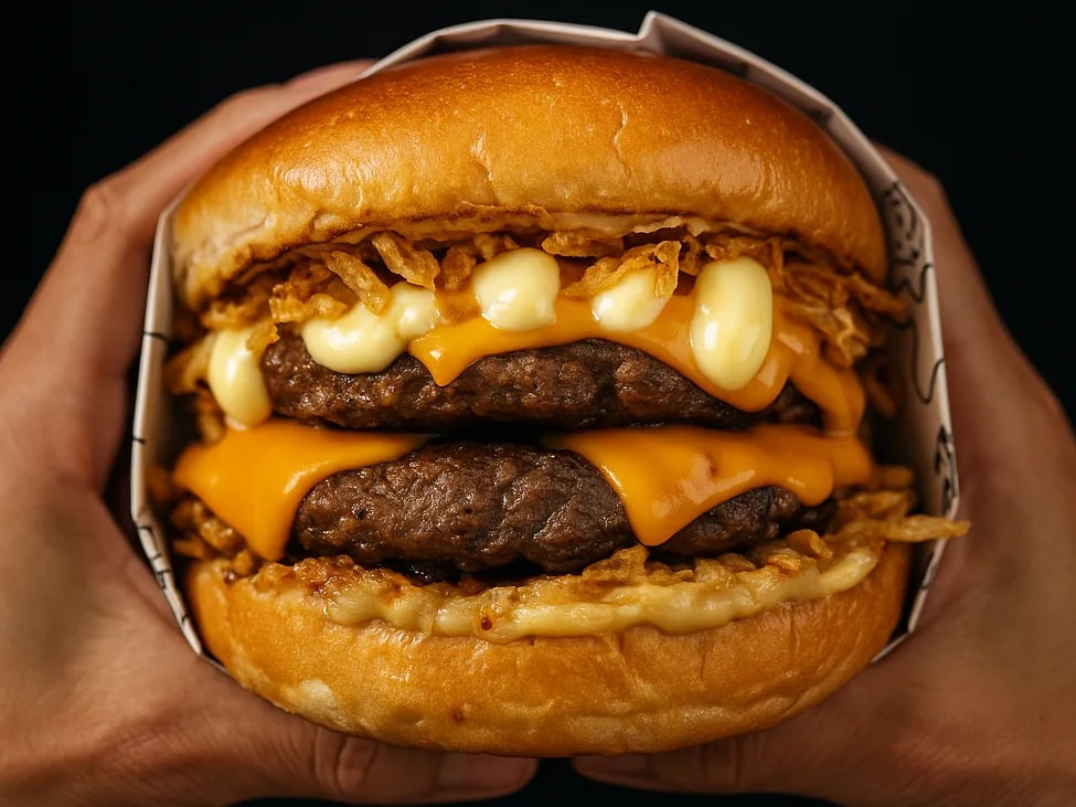 Odin's Double Crispy Catupiry Burger